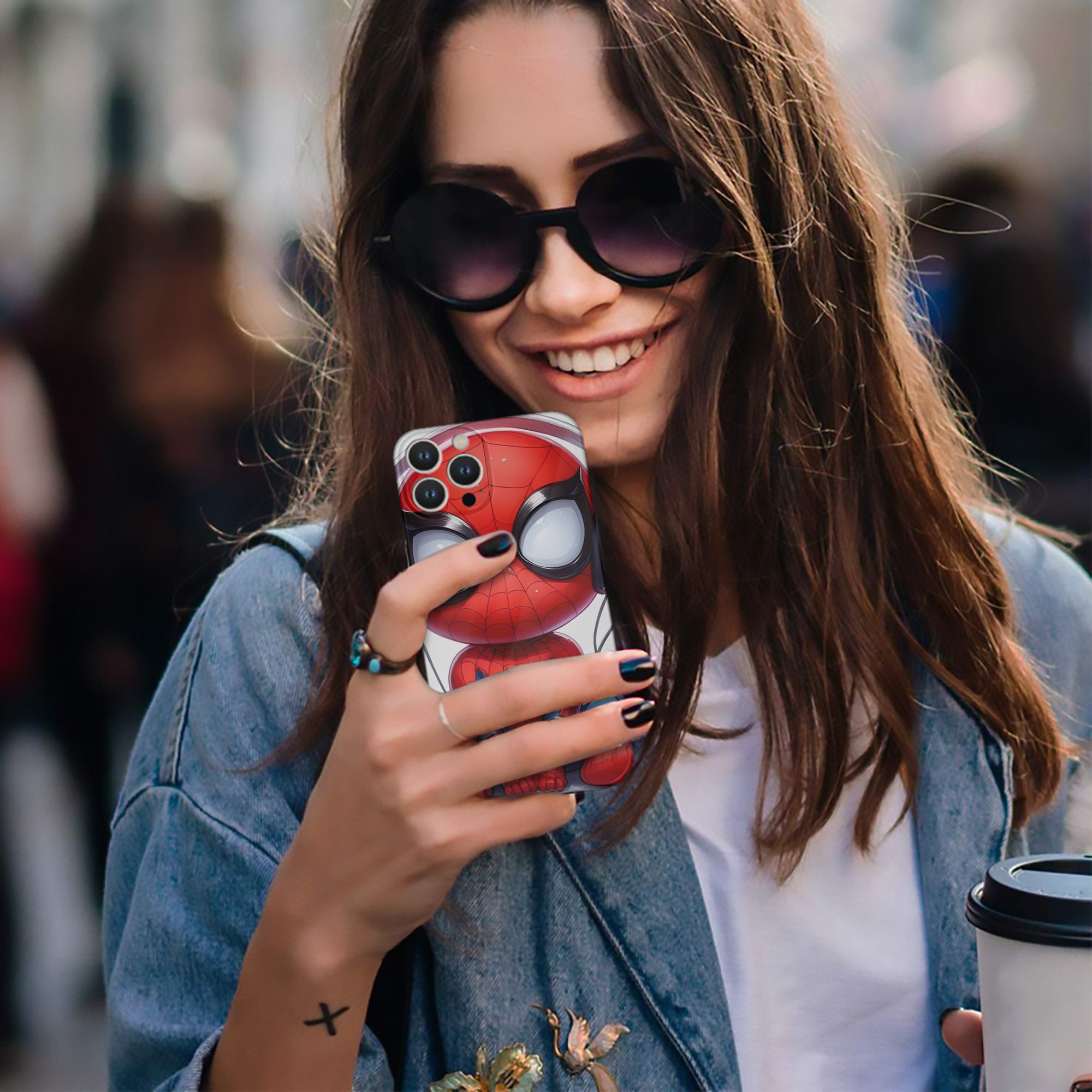 （画像用） Spider Man スパイダーマン 【iPhone 14シリーズ対応】ハードケース